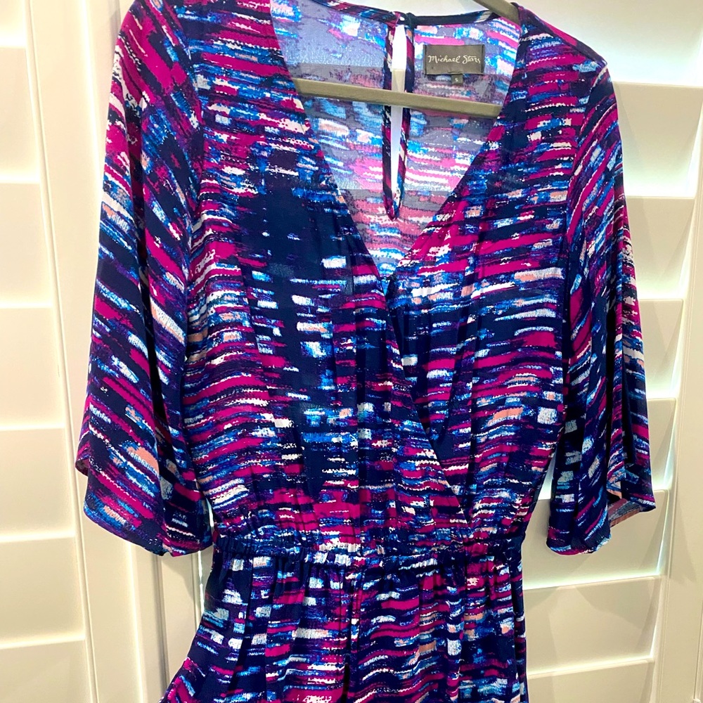 Rayon shorts romper